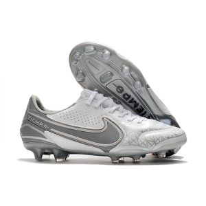 Nike Tiempo Legend IX Elite FG Bílý Šedá